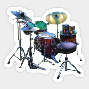 Drum Set Sticker